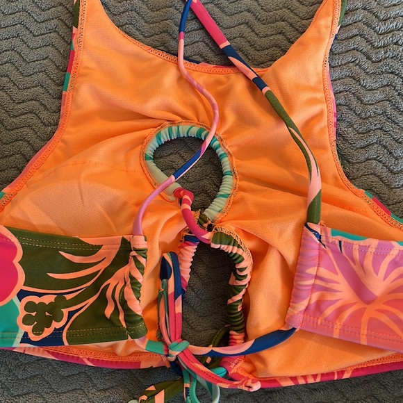 NOBO Two Pieces Aloha Print Bathing Suit size Junior S (3-5) - Picture 4 of 12